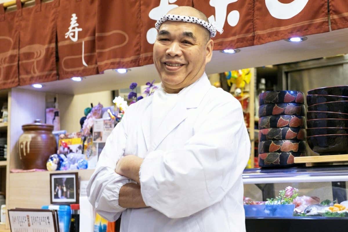 Hirazawa Minoru, considerato tra i pionieri della ristorazione giapponese in Italia